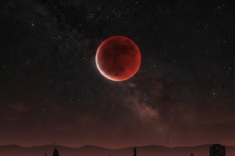 Blood Moon Total Lunar Eclipse India